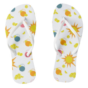 Orange Yellow Suns Lemons Thongs