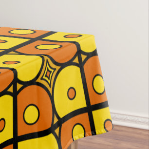 Orange Yellow Tablecloth