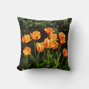 Orange/Yellow Tulips Cushion