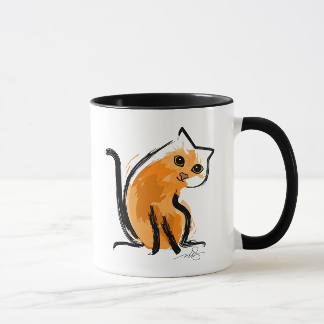 Orange You A Cat Mug (Right)