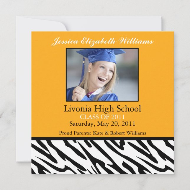 Orange Zebra Announcement (Front)