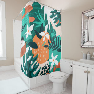 Orange Zest Shower Curtain