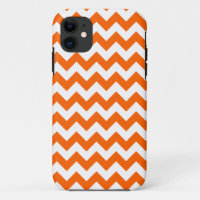 Orange Zig Zag Pattern