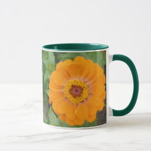 Orange Zinnia Mug
