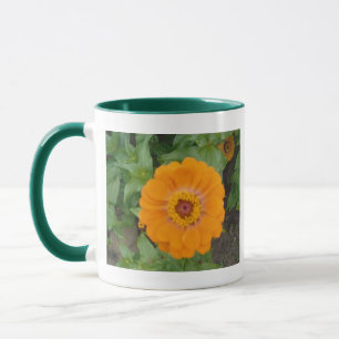 Orange Zinnia Mug