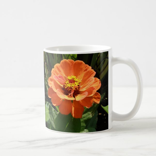 Orange Zinnia Mug (Right)