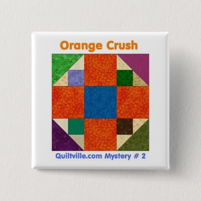 Orangecrush Button (Front)