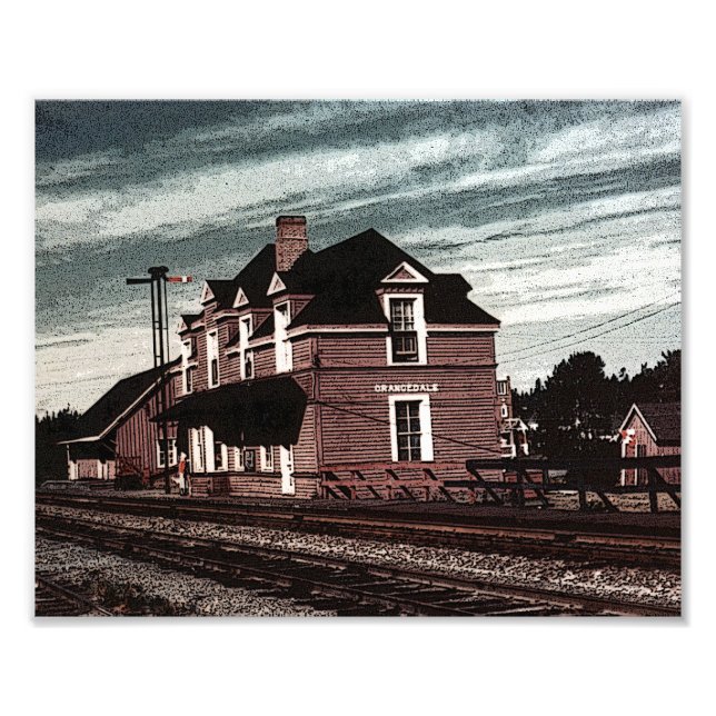 Orangedale Railway Station Cape Breton Nova Scotia Photo Print (Front)