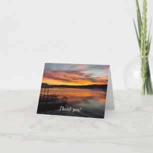 Orangelicious Morning Thank You Card