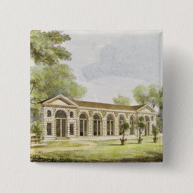Orangery, Kew Gardens, plate 11 from 'Kew Gardens: 15 Cm Square Badge (Front)