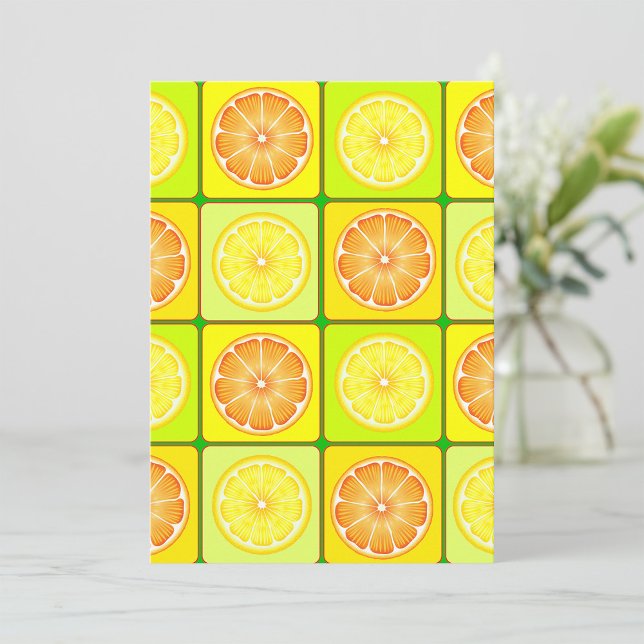 Oranges And Lemons Invitations (Creator Uploaded)