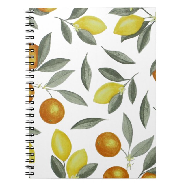 Oranges and lemons notebook (Front)