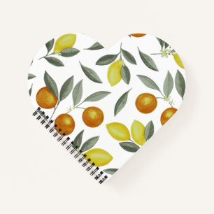 Oranges and lemons notebook