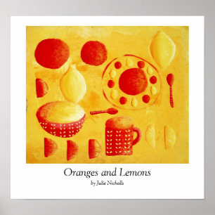 Oranges and Lemons Poster