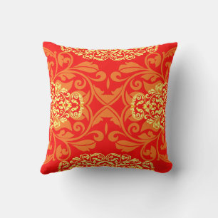Oranges and Lemons Reversable Throw Pillow