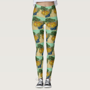 Oranges and Lemons with Blue Gloves by Van Gogh Leggings