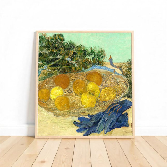  Oranges and Lemons with Blue Gloves by Van Gogh Poster (Creator Uploaded)