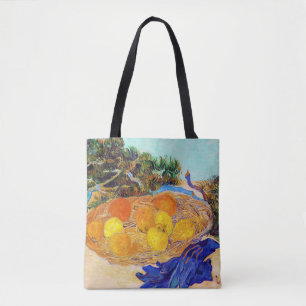 Oranges and Lemons with Blue Gloves, Van Gogh Tote Bag