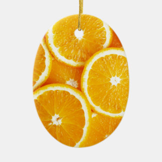 Oranges and more Oranges Ceramic Tree Decoration