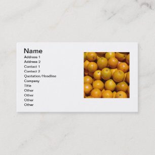 Oranges Business Card