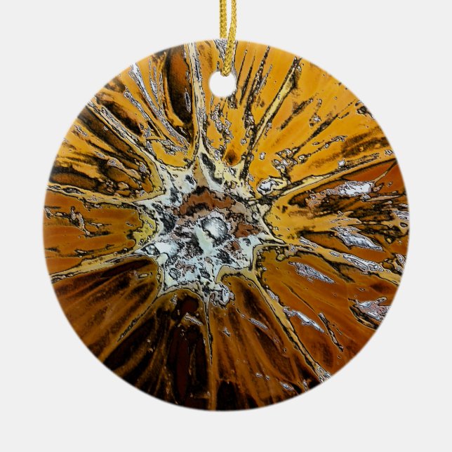 ORANGES CERAMIC ORNAMENT (Front)