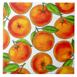 Oranges Ceramic Tile
