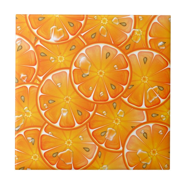oranges ceramic tile (Front)