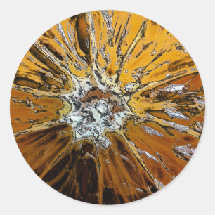 ORANGES CLASSIC ROUND STICKER