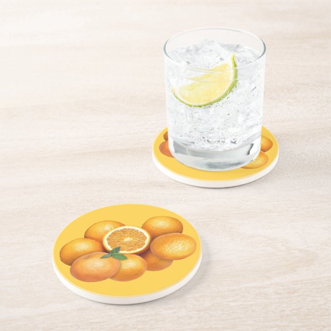 Oranges Coaster (Side)