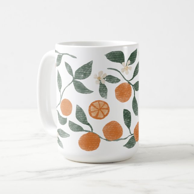 Oranges Coffee Mug (Front Left)