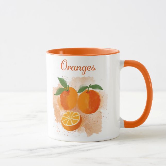 Oranges Coffee Mug - Choose Your Fruit (Right)