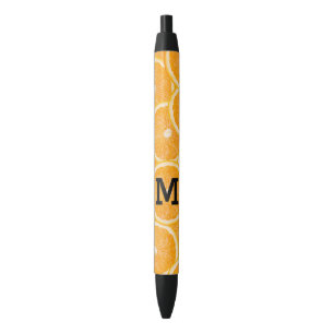 Oranges custom monogram pens