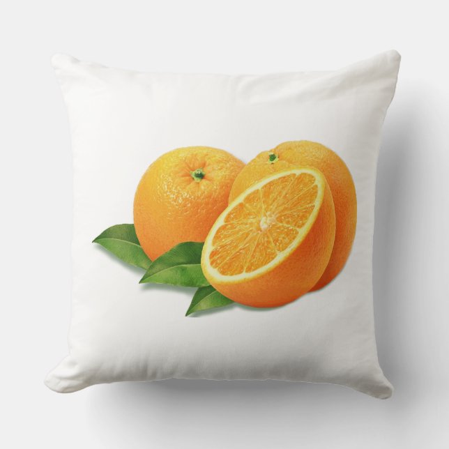 Oranges Decorative Pillow (Front)