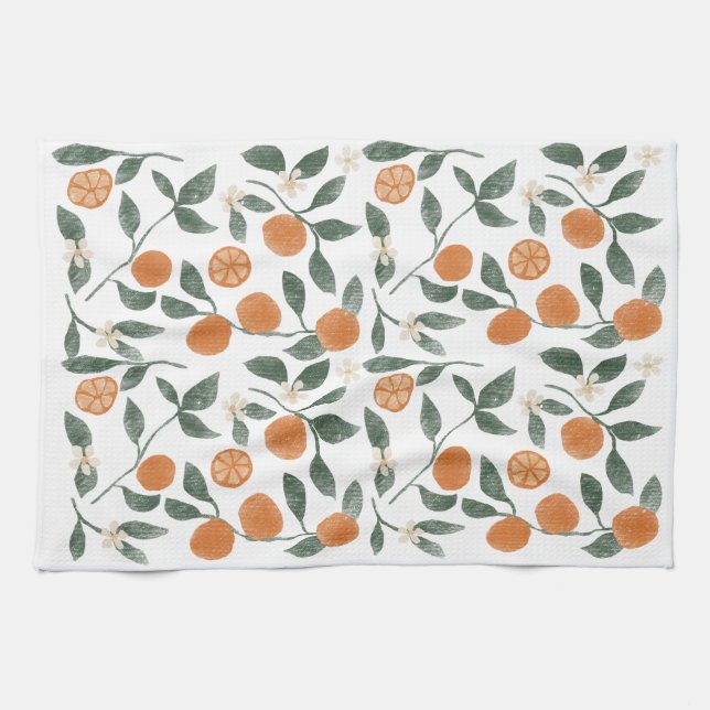 Oranges Kitchen Towel (Horizontal)