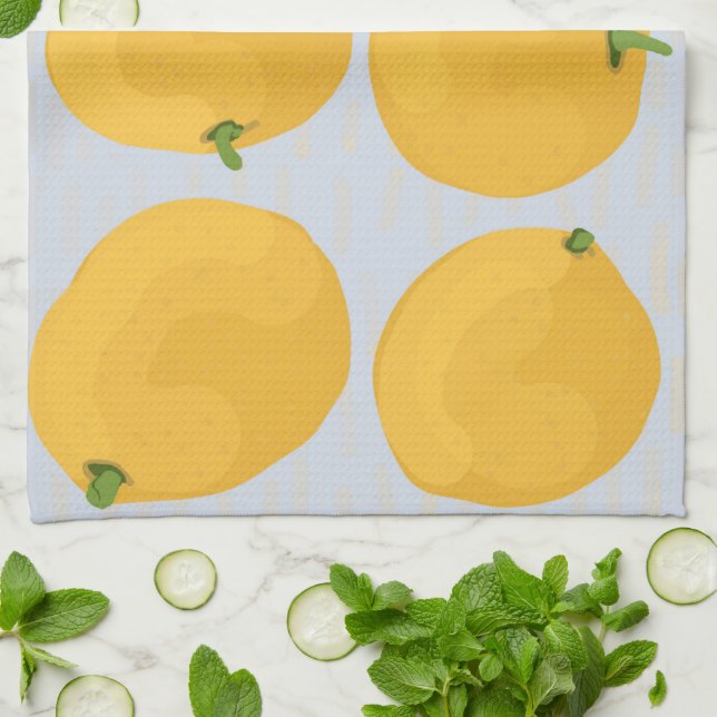 Oranges Kitchen Towel (Folded)