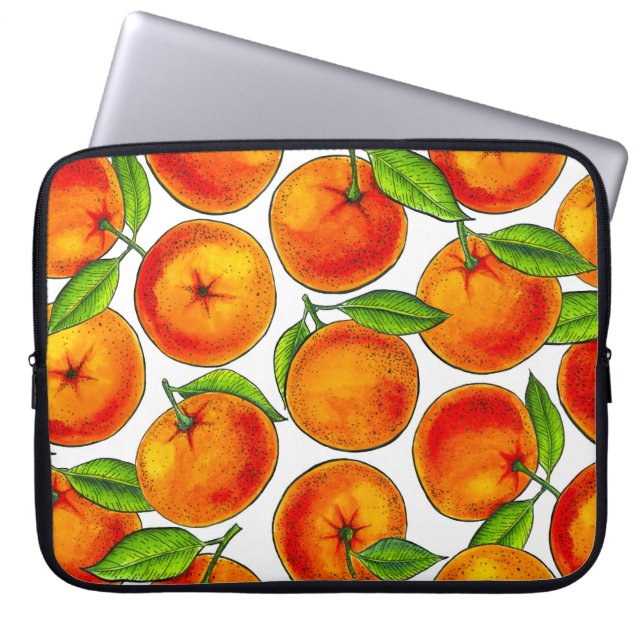 Oranges Laptop Sleeve (Front)