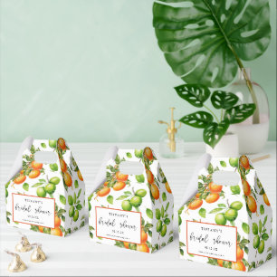  Oranges Lemon Citrus Bridal Shower Thank You Favour Box