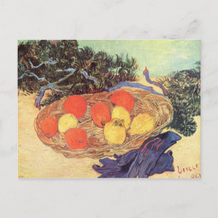 Oranges, lemons and blue gloves by van Gogh Postcard