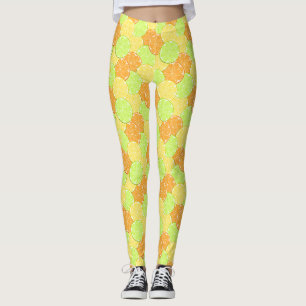 oranges lemons lime fruit citrus nature fresh leggings