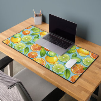ORANGES LEMONS LIMES GRAPEFRUITS DESK MAT