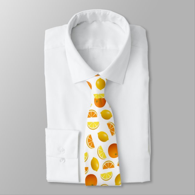 Oranges & Lemons Tie (Tied)