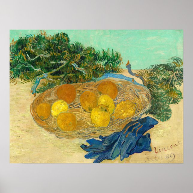 Oranges, Lemons - Vincent van Gogh Fine Art Poster (Front)