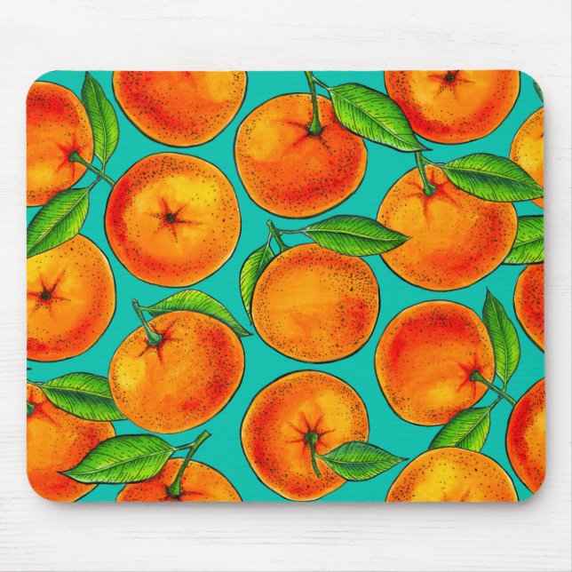 Oranges Mouse Pad (Front)