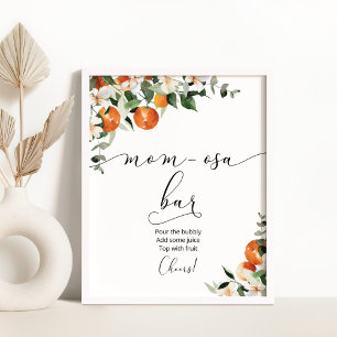 Oranges Mum-osa bar sign