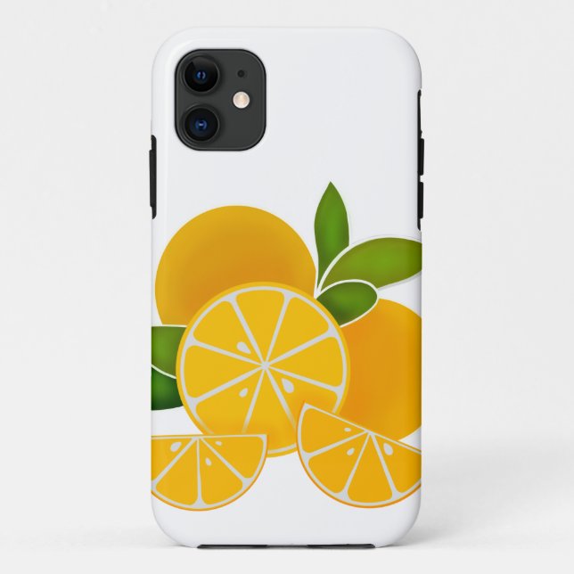 Oranges, orange slices, citrus fruit    Case-Mate iPhone case (Back)