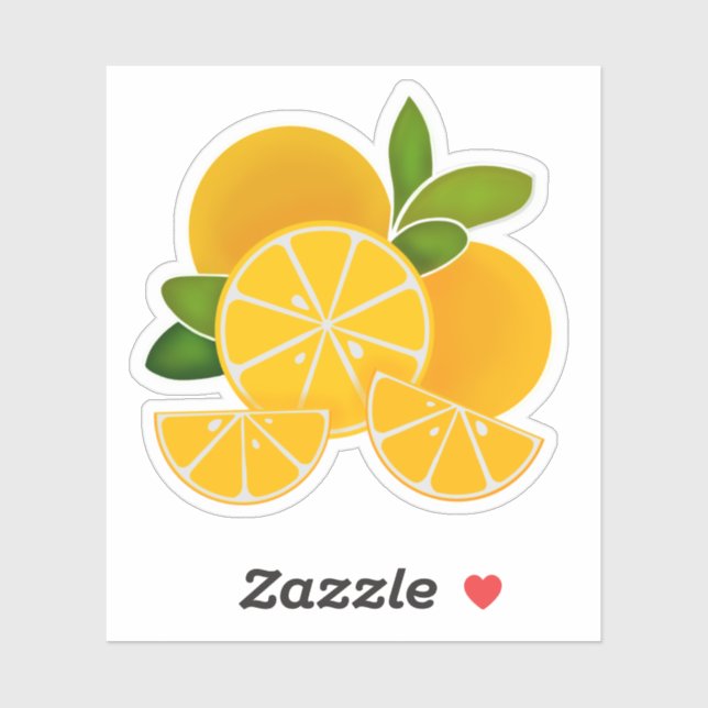 Oranges, orange slices, citrus tropical fruit  (Sheet)