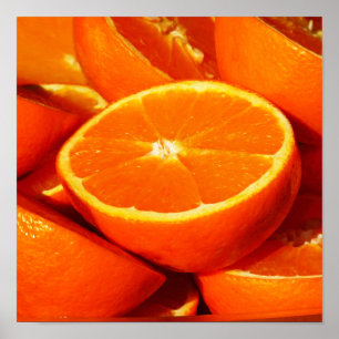 Oranges Photograph Poster