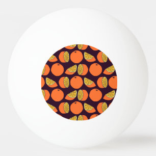 Oranges seamless pattern, vintage texture. ping pong ball