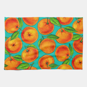 Oranges Tea Towel