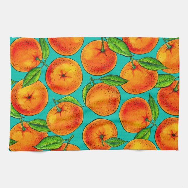 Oranges Tea Towel (Horizontal)